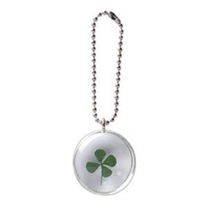 Clover Leave Stone on a Chain
